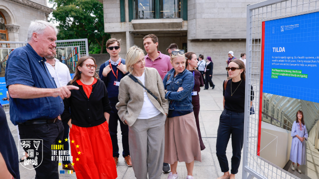 A tour group