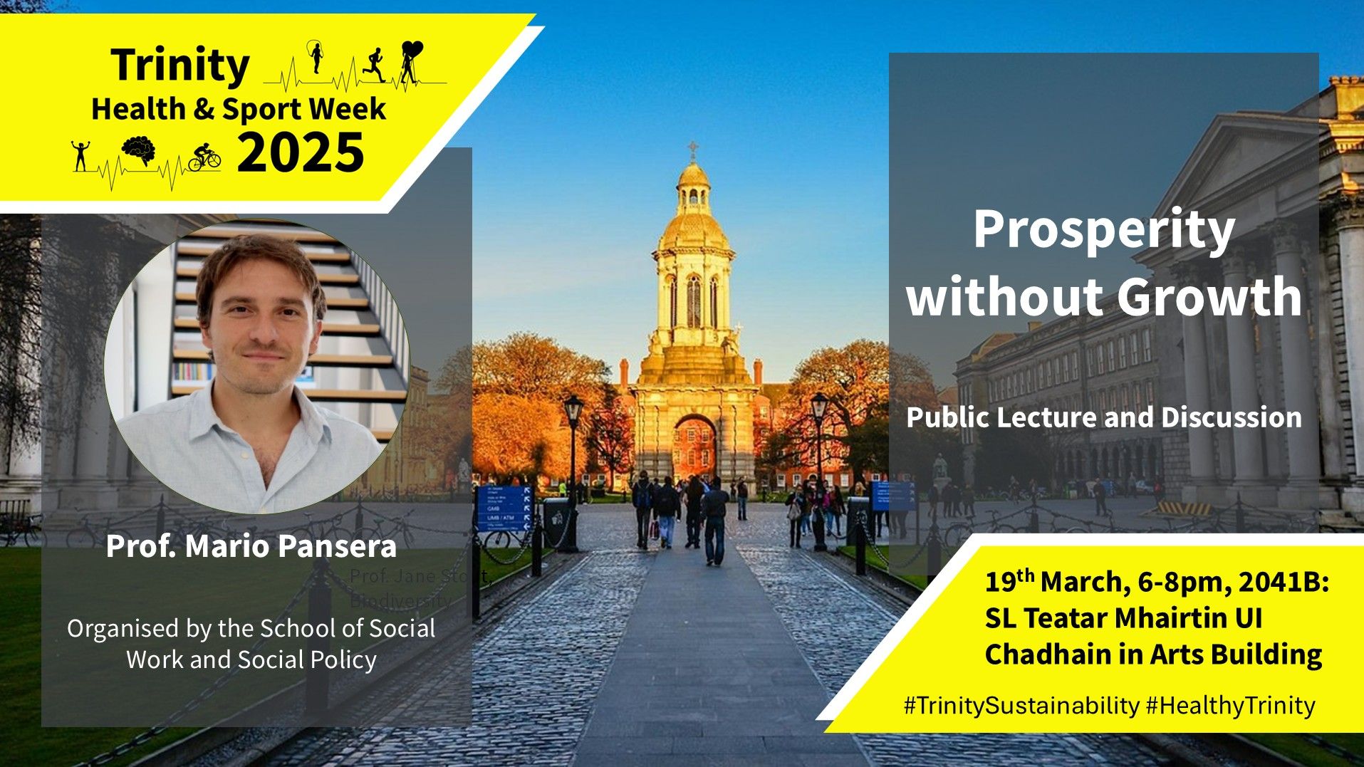 Mario Pansera Keynote Speaker Health and Sports Week 2025