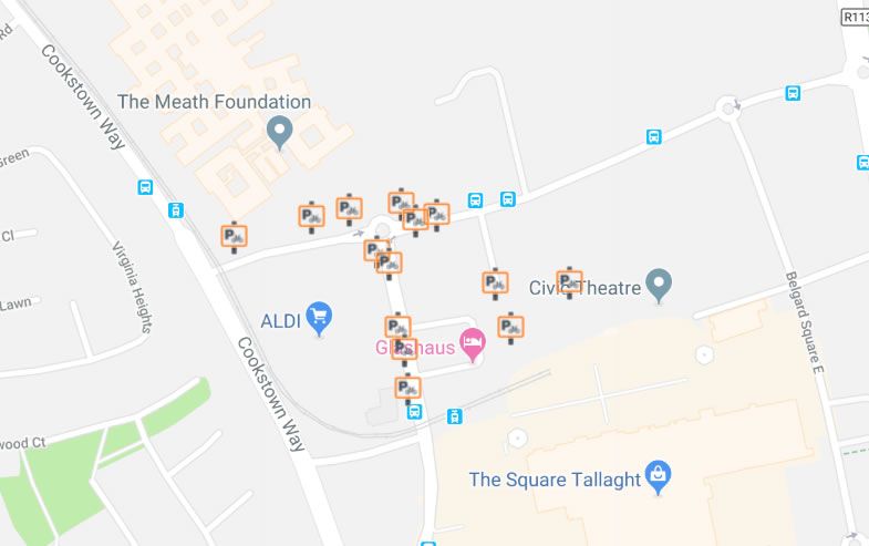 Tallaght University Hospital Map