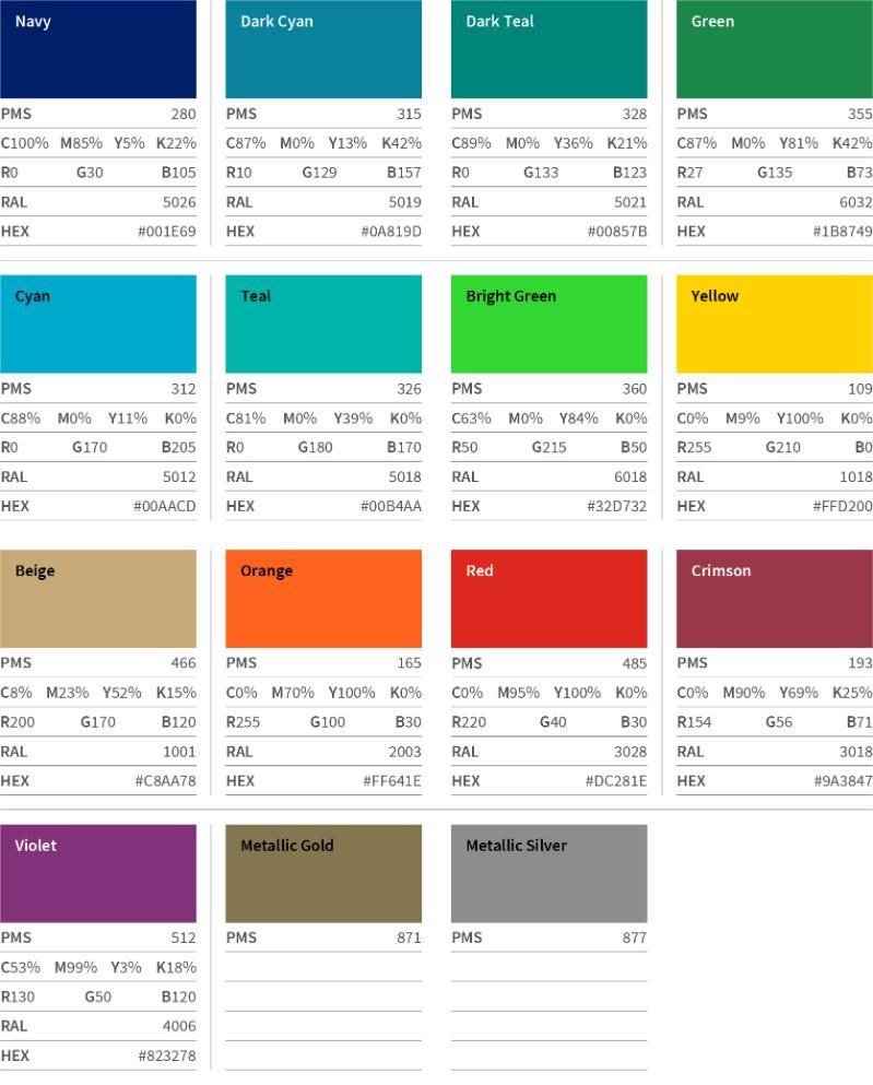 Brand colours