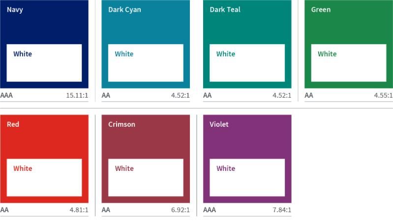 TCD Brand_Colour Palette_Secondary_Accessibility