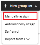 manually assign option