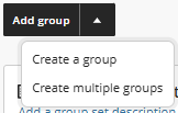 add group option