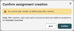11-confirm assignment creation panel