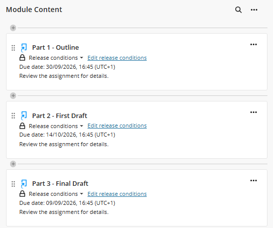 12-parts displayed in module content