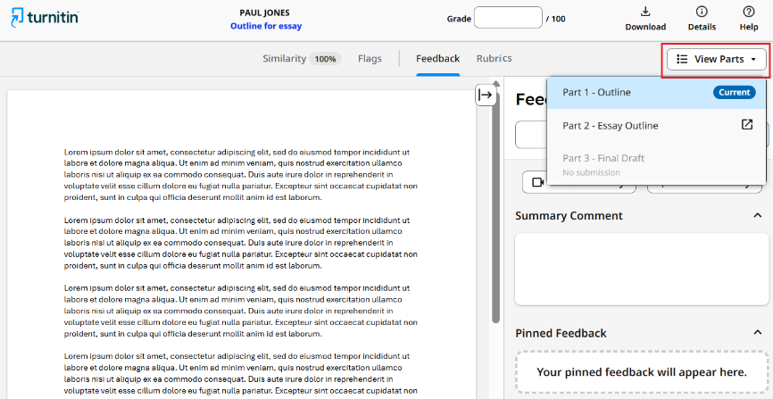 15-submission view parts option
