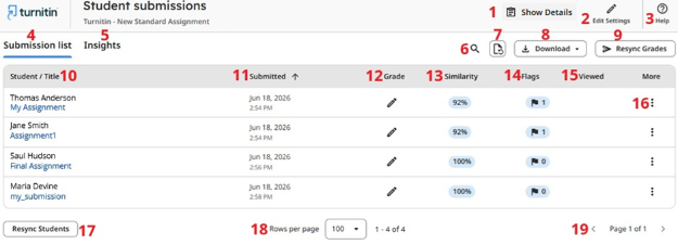 1 - Turnitin New Standard Assignment Submission inbox settings scrnshot