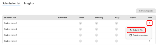 8 - Turnitin New Standard Assignment Submit file panel scrnshot