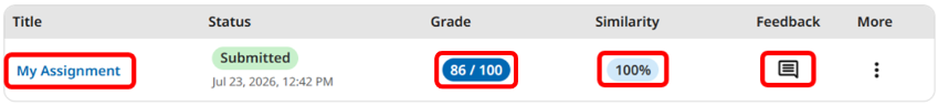10 - New Standard Assignment submission inbox and similarity and feedback panel scrnshot