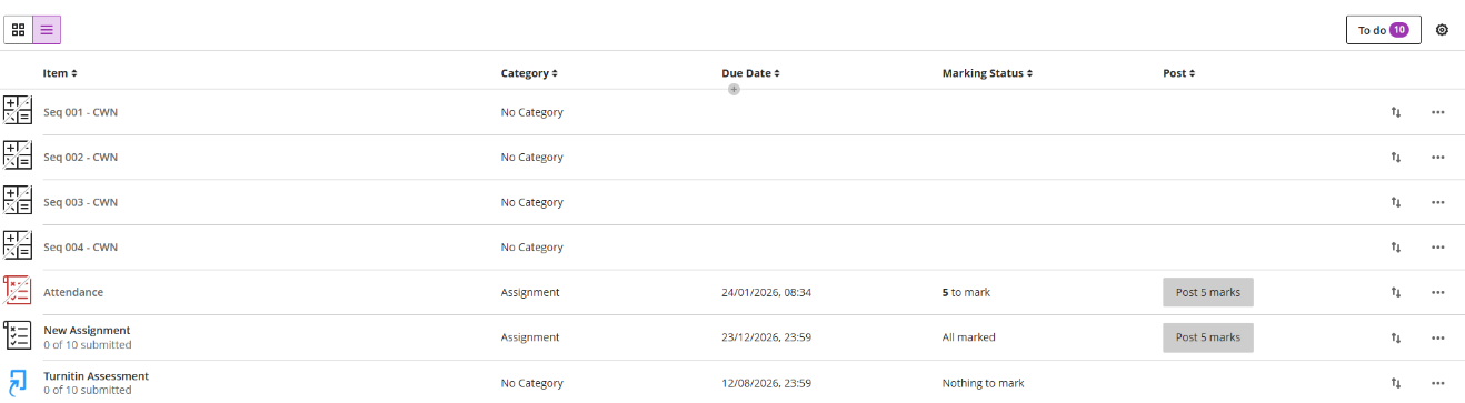 Gradebook