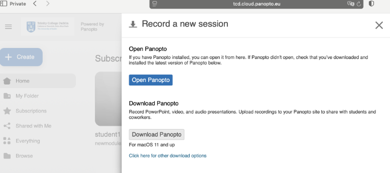 3 - Download Panopto button scrshot