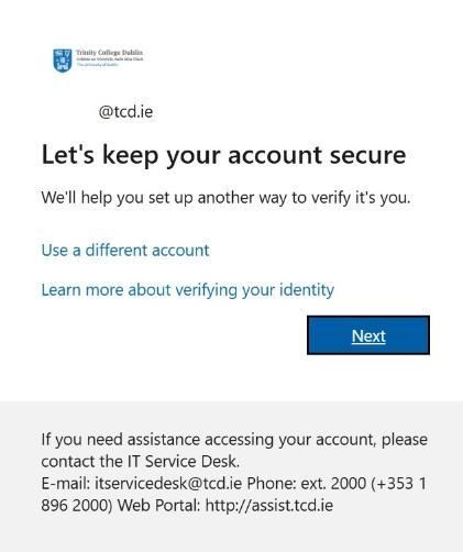 MFA - lets keep your account secure