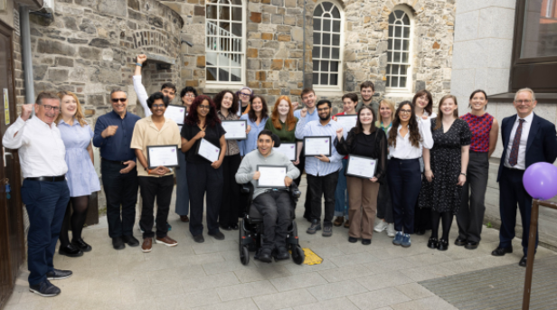 Group of students who participated in the 2025 Inclusive Internship programme at Trinity