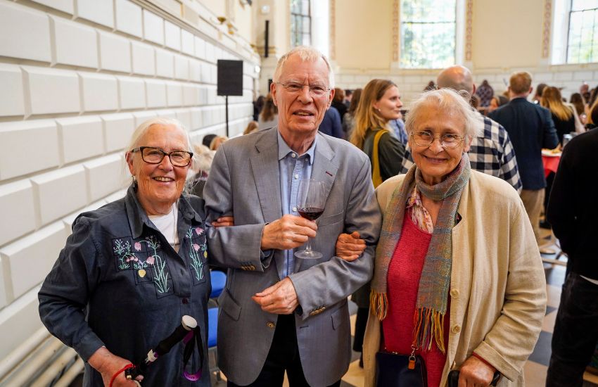 Attendees at the Languages Alumni Summer Social in the Exam Hall on 5 June 2026.