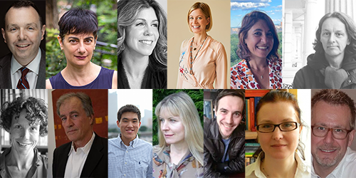 Provost Dr Linda Doyle on the steps of Public Theatre