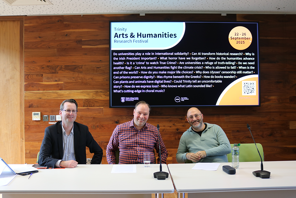 Patrick Geoghegan, Daniel Geary and Gillian Frank