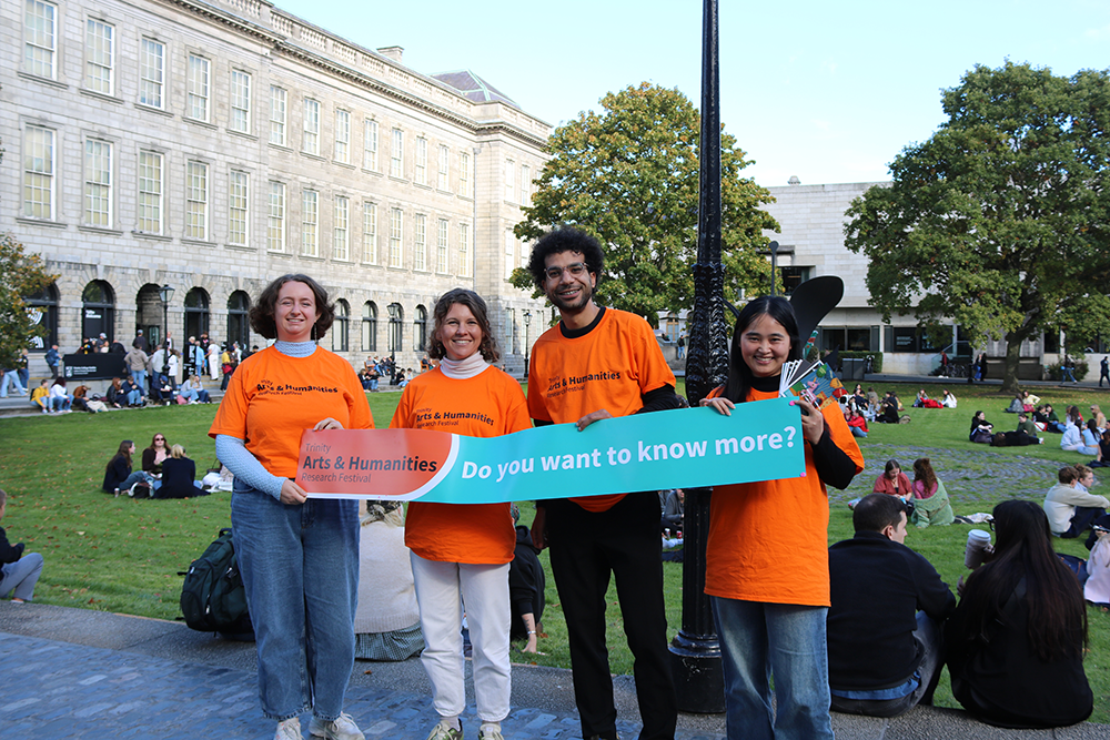 Festival ambassadors on Fellows Square