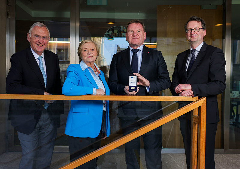 Gary McCann, Frances Fitzgerald, Danny McCoy and Patrick Geoghegan