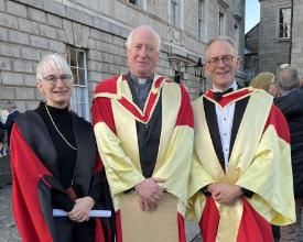 Dr Shane Daly SJ with Prof Neville Cox