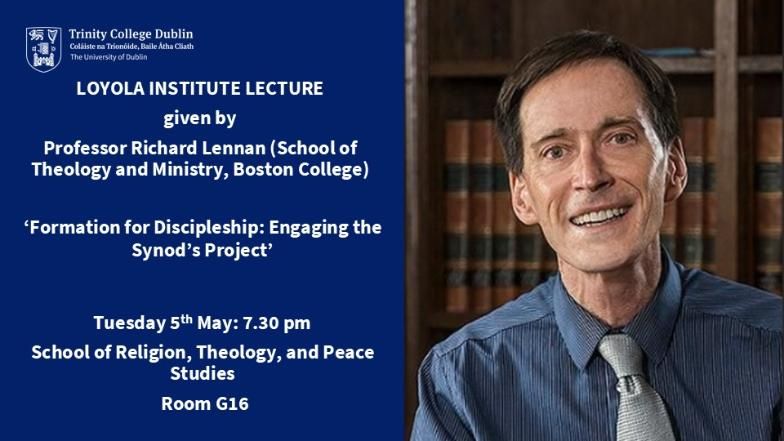 LI Lecture - Formation for Discipleship - Engaging the Synod’s Project Poster