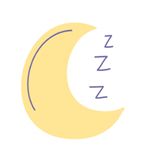 sleeping moon