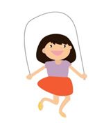 girl jumping rope