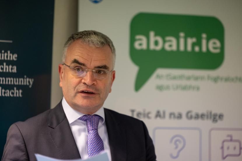 Picture of Minister Calleary ABAIR launch