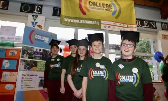 Pupils at Ballybrack primary school