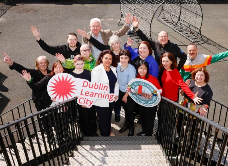 Learners and stakeholders in the Dublin Learning Neighbourhood.