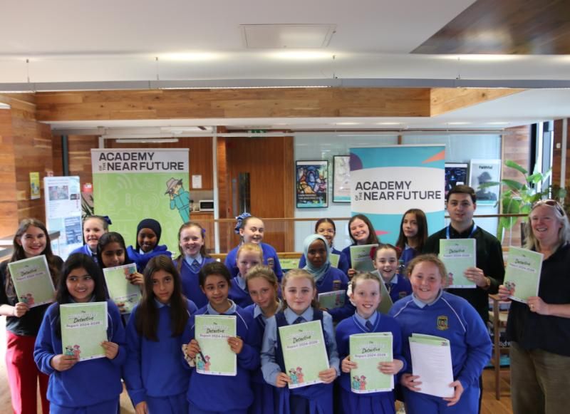 Students and researchers launch The Connective Detective report in Trinity.