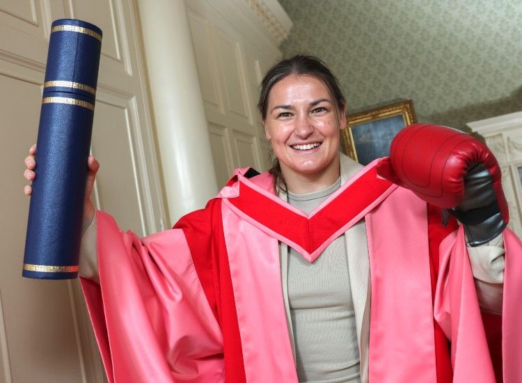 Boxer Katie Taylor with honorary degree