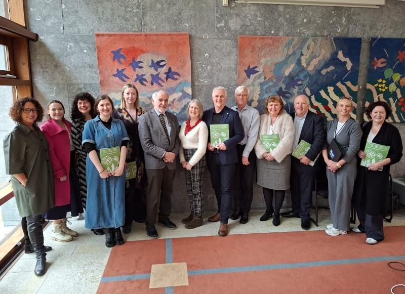 Members of the research team at the launch of the new Universal Design Guidelines for Long-Term Residential Care settings.