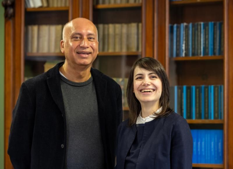 Professor Hitesh Tewari and Professor Maria Grazia Porcedda.