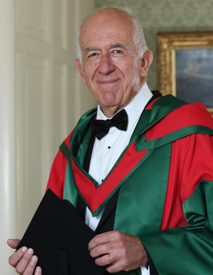 Man in academic robes