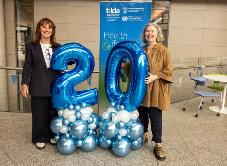 Rose Anne Kenny and Provost mark TILDA's 20th birthday