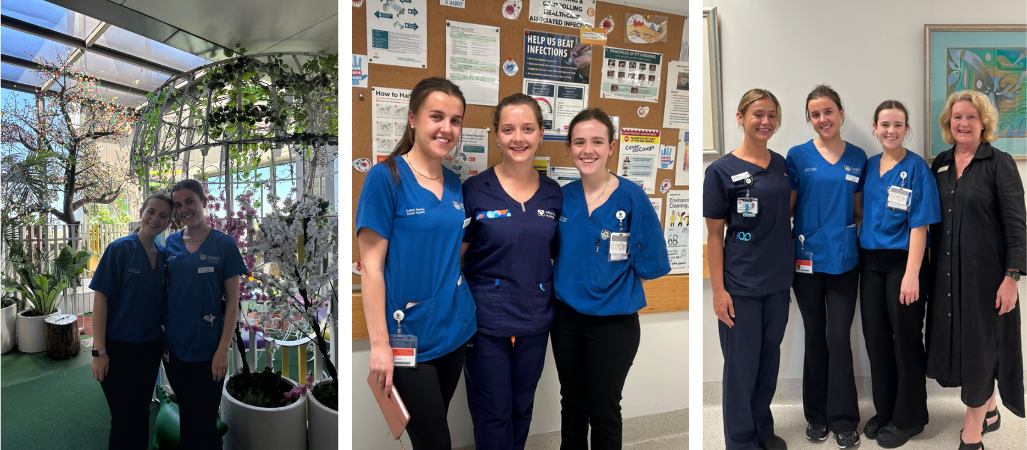 Students travelling and nursing in Sydney