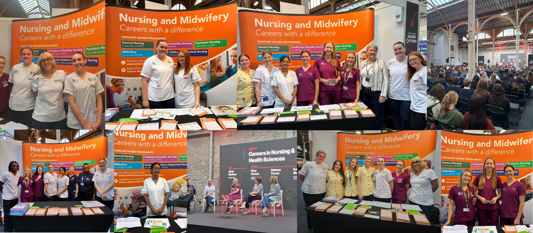 Nursing and midwifery students volunteer at Higher Options