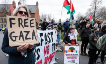 Belfast rally in support of Palestinians