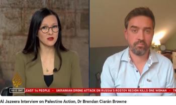 Brendan Browne on Al Jazeera