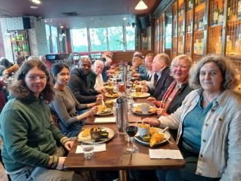 Dinner in Howth at the environmental hermeneutics summer school