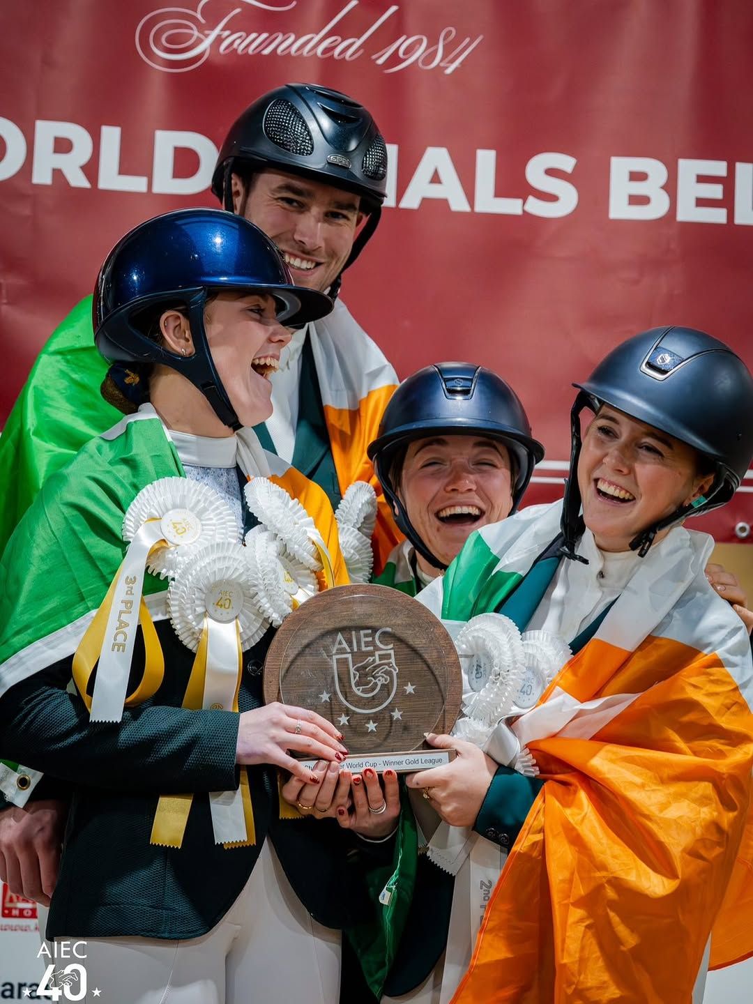 Irish student riders win President's Cup at AIEC 2026 World Finals in Belgium