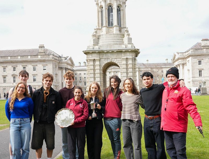 DUHAC committee at the 2026 Trinity Chariots of Fire dash