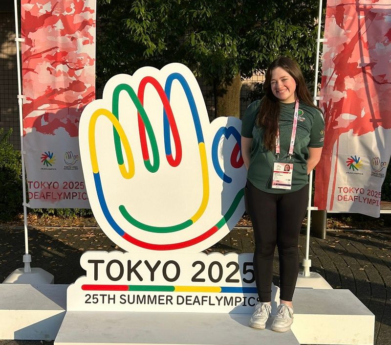 Gemma Whelan at Deaflympics Tokyo 2025