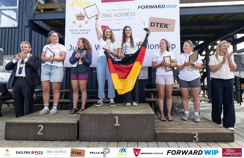 Trinity Sailing Erin McIlwaine + Ellen Barbour U23 49erFX World Championship bronze July 2025