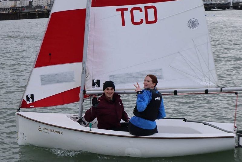 Trinity Sailing Women at the Helm event 2026 on the water