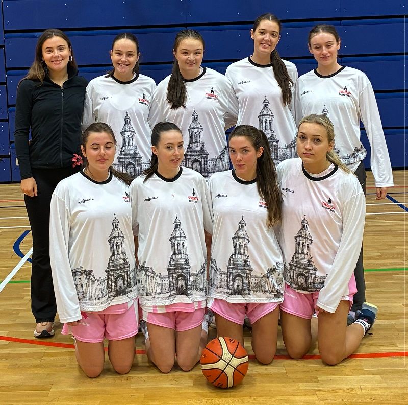 Trinity basketball at Edinburgh Invitational September 2025 Women's Team