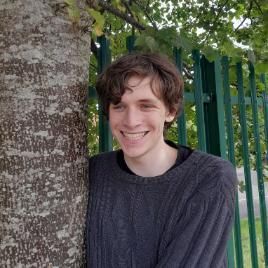 student smiling at camera
