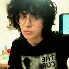 Student with Black hair and glasses