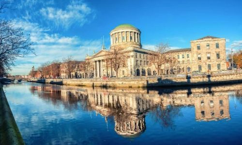 A photo of The Four Courts in Dublin