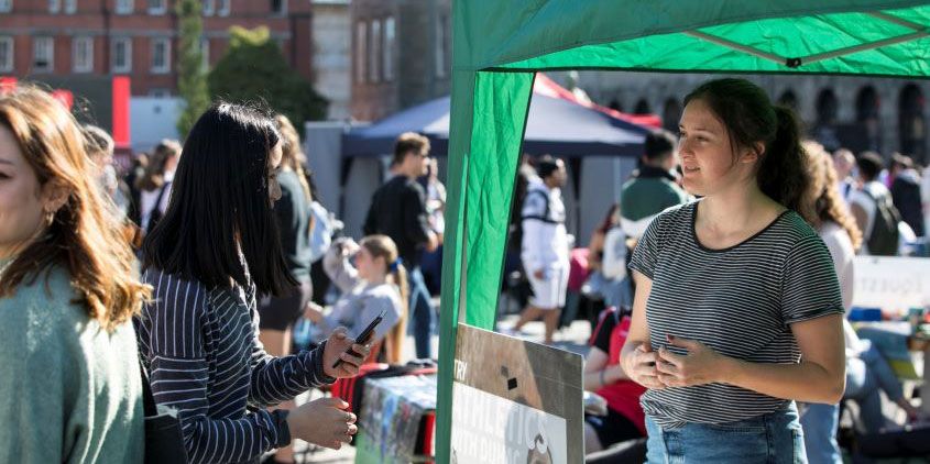 Freshers week stall
